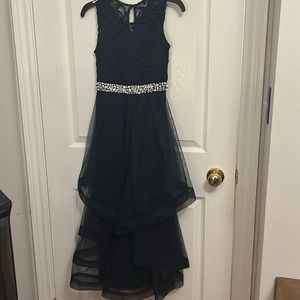 Long Navy Blue Dress